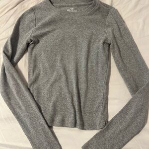 Hollister gray long sleeve